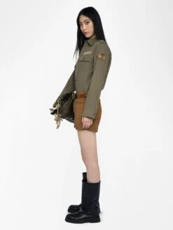 Zadig & Voltaire Taskam Overshirt Leaves -Zadig & Voltaire Clothing WWSH02247 LEAVES ADDI 3 685d24dec7ad9