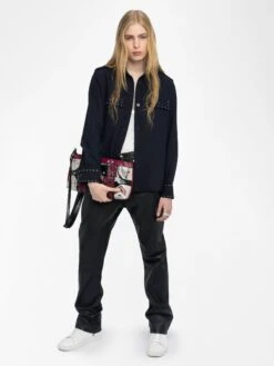 Zadig & Voltaire Taskam Overshirt Encre 11 Zadig & Voltaire Taskam Overshirt Encre -Zadig & Voltaire Clothing WWSH02252 ENCRE ADDI 1 6837033b11295