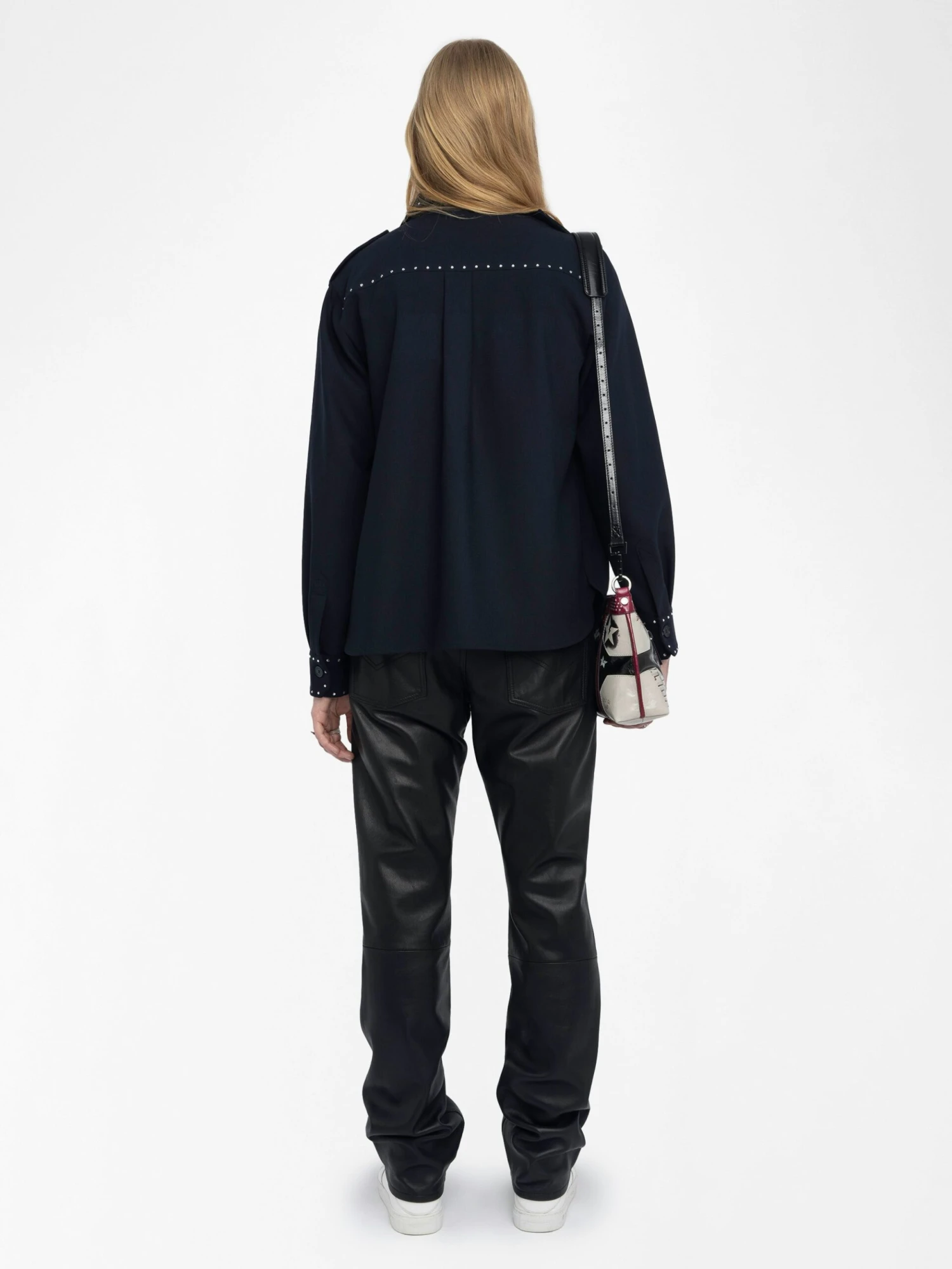 Zadig & Voltaire Taskam Overshirt Encre 4 Zadig & Voltaire Taskam Overshirt Encre - Image 2