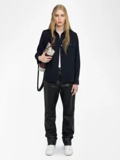 Zadig & Voltaire Taskam Overshirt Encre