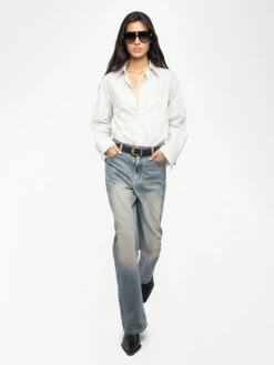 Zadig & Voltaire Morning Shirt Judo -Zadig & Voltaire Clothing WWSH02255 JUDO ADDI 2 686b8611f2894