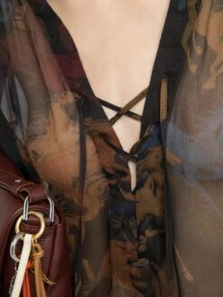 Zadig & Voltaire Tamela Shirt Dark Chocolate -Zadig & Voltaire Clothing WWSH02262 DARK CHOCOLATE HOVER 687df7c3deb31