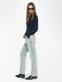 Zadig & Voltaire Thely Shirt Encre 10 Zadig & Voltaire Thely Shirt Encre -Zadig & Voltaire Clothing WWSH02272 ENCRE ADDI 1 6849a6a85afb2