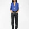 Zadig & Voltaire Tink Satin Blouse Electric