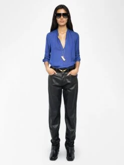 Zadig & Voltaire Tink Satin Blouse Electric