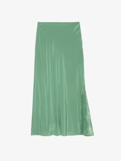 Zadig & Voltaire Jayla Silk Skirt Coriander -Zadig & Voltaire Clothing WWSK01564 CORIANDER PACKSHOT 6728b45fe35ca