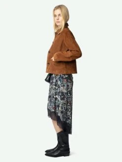 Zadig & Voltaire Joslin Skirt Encre -Zadig & Voltaire Clothing WWSK01578 ENCRE ADDI 1 672a466854dab