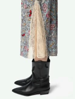 Zadig & Voltaire Jayla Skirt Mist -Zadig & Voltaire Clothing WWSK01603 MIST HOVER 6763e93fe2ecf