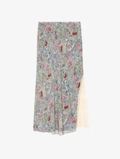 Zadig & Voltaire Jayla Skirt Mist -Zadig & Voltaire Clothing WWSK01603 MIST PACKSHOT 6777f210385e2