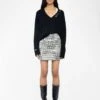 Zadig & Voltaire Jaime Skirt Black -Zadig & Voltaire Clothing WWSK01616 BLACK SHOOTING 686b86a001cc9