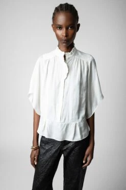 Zadig & Voltaire Taro Satin Top Judo