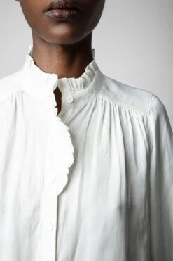 Zadig & Voltaire Taro Satin Top Judo -Zadig & Voltaire Clothing WWTO00205 JUDO 4