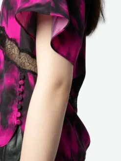 Zadig & Voltaire Tzar Silk Top Black -Zadig & Voltaire Clothing WWTO00226 NOIR ADDI 3 668d02e5607af