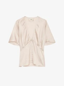 Zadig & Voltaire Thodri Satin Top Sweet -Zadig & Voltaire Clothing WWTO00227 SWEET PACKSHOT 670685e64dcf0