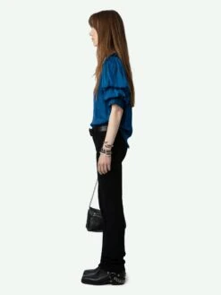 Zadig & Voltaire Taste Satin Top Overseas -Zadig & Voltaire Clothing WWTO00229 OVERSEAS ADDI 1 664c64dc35ed9