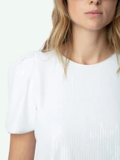 Zadig & Voltaire Tchao Sequin Top Judo -Zadig & Voltaire Clothing WWTO00236 JUDO HOVER 6627cdd39f8da