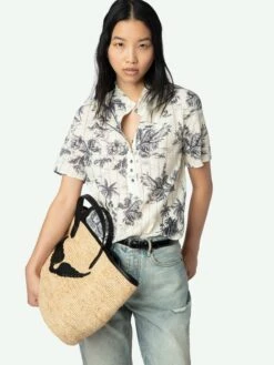 Zadig & Voltaire Topher Top Ecru -Zadig & Voltaire Clothing WWTO01980 ECRU ADDI 2 67b7468926033