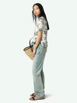 Zadig & Voltaire Topher Top Ecru -Zadig & Voltaire Clothing WWTO01980 ECRU ADDI 3 67b7465564f3f