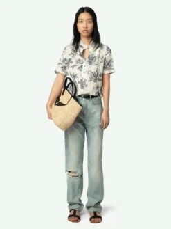 Zadig & Voltaire Topher Top Ecru