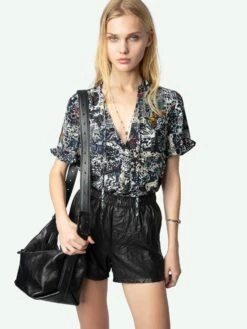 Zadig & Voltaire Tafiz Top Encre -Zadig & Voltaire Clothing WWTO01984 ENCRE ADDI 1 6728e57541a9b