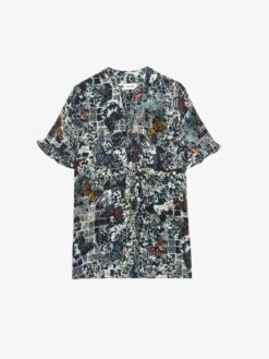 Zadig & Voltaire Tafiz Top Encre -Zadig & Voltaire Clothing WWTO01984 ENCRE PACKSHOT 6728b3fe62698