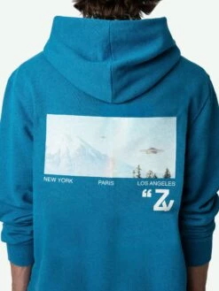 Zadig & Voltaire Sanchi Photoprint Sweatshirt Greek -Zadig & Voltaire Clothing jmss00255 greek hover