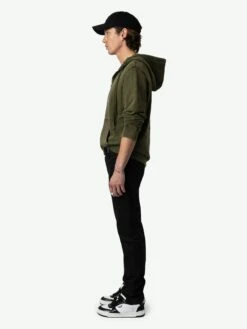 Zadig & Voltaire Sonny Insignia Sweatshirt Helmet -Zadig & Voltaire Clothing jmss00263 helmet addi 1 1