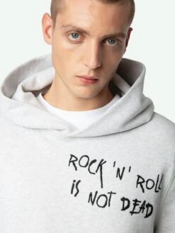 Zadig & Voltaire Sanchi Sweatshirt Gris Chine Clai -Zadig & Voltaire Clothing jmss01302 gris chine clai hover