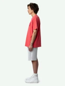 Zadig & Voltaire Teddy Skull T-shirt Poppy -Zadig & Voltaire Clothing jmts00630 poppy addi 1