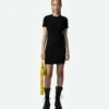 Zadig & Voltaire Mara Dress Black -Zadig & Voltaire Clothing jwdr00056 noir 2
