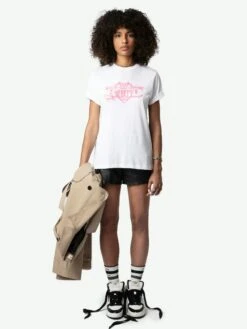 Zadig & Voltaire Edwin Hearts T-shirt White