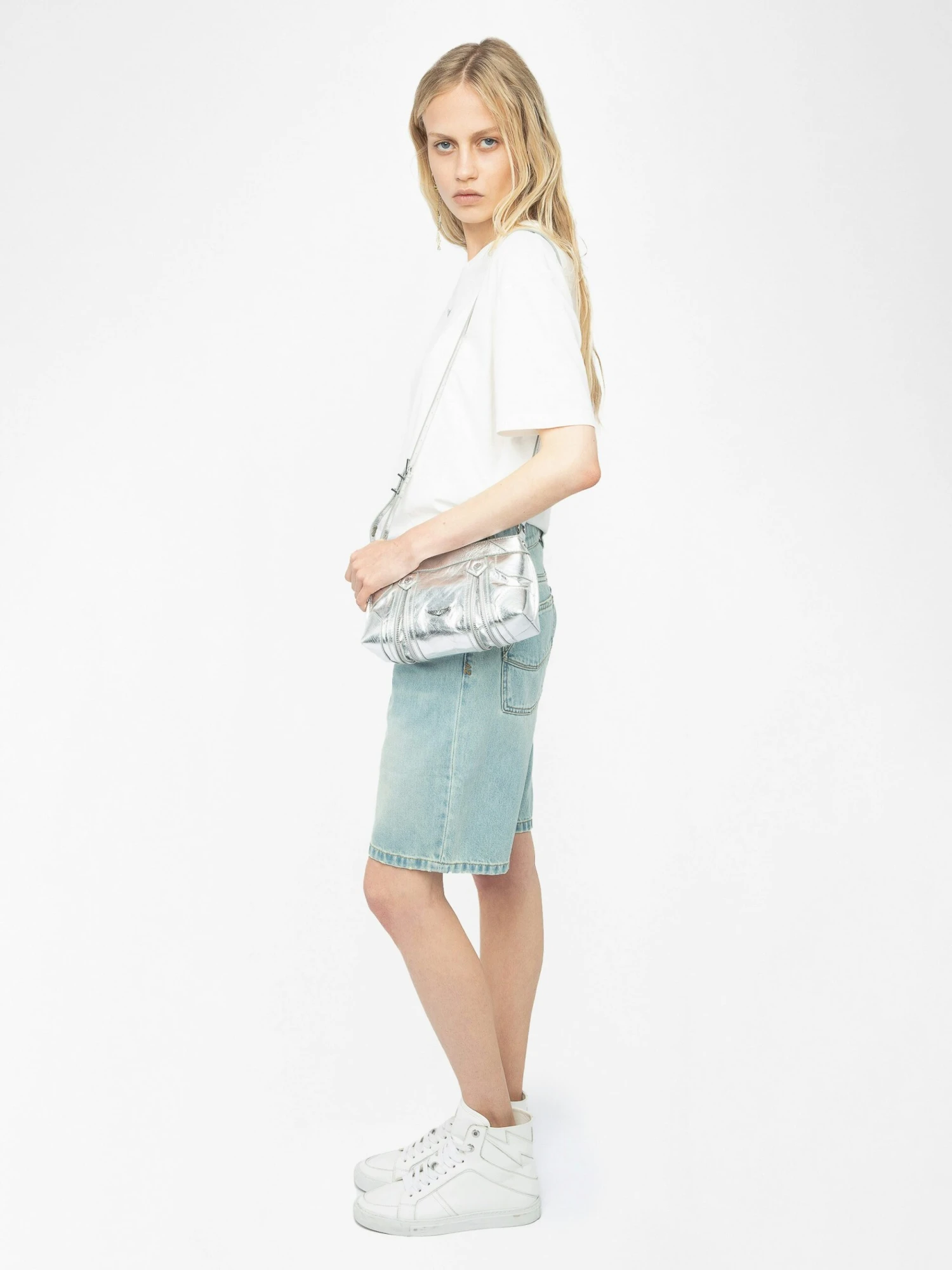 Zadig & Voltaire Edda Asymmetric T Shirt Judo 6 Zadig & Voltaire Edda Asymmetric T Shirt Judo - Image 4