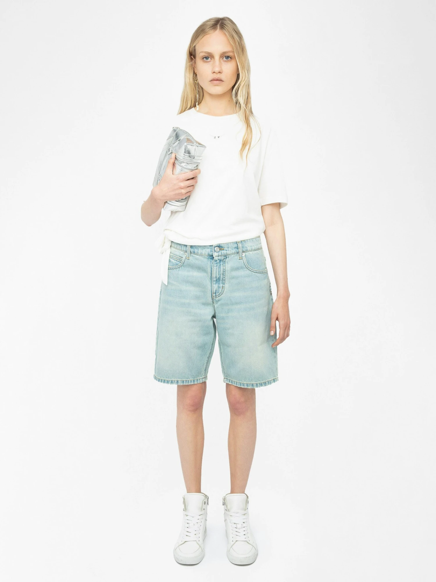 Zadig & Voltaire Edda Asymmetric T Shirt Judo 3 Zadig & Voltaire Edda Asymmetric T Shirt Judo