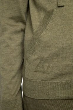 Zadig & Voltaire Clash Wool Cardigan Used Kaki -Zadig & Voltaire Clothing kmca01262 used kaki 5