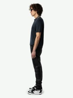 Zadig & Voltaire Jimmy Cashmere Sweater Nightmare -Zadig & Voltaire Clothing kmsw00705 nightmare addi 1