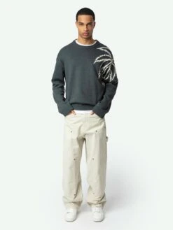 Zadig & Voltaire Marko Sweater Vert De Gris