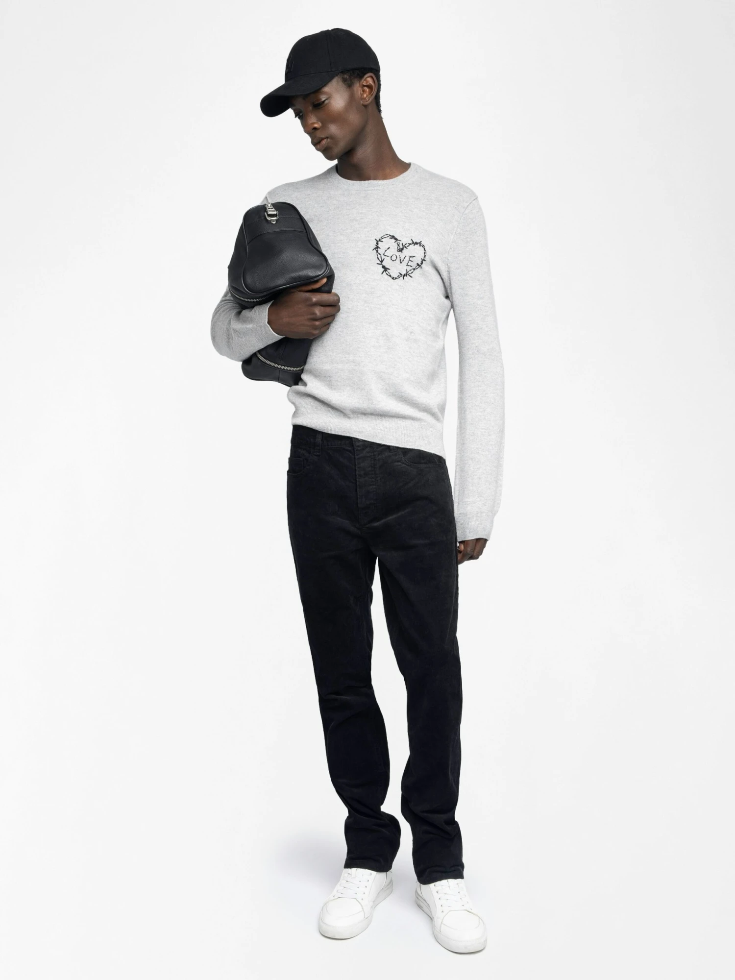 Zadig & Voltaire Kennedy Sweater Gris Chine Clai 3 Zadig & Voltaire Kennedy Sweater Gris Chine Clai