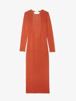 Zadig & Voltaire Sarra Dress Sienna -Zadig & Voltaire Clothing kwdr01208 sienna packshot