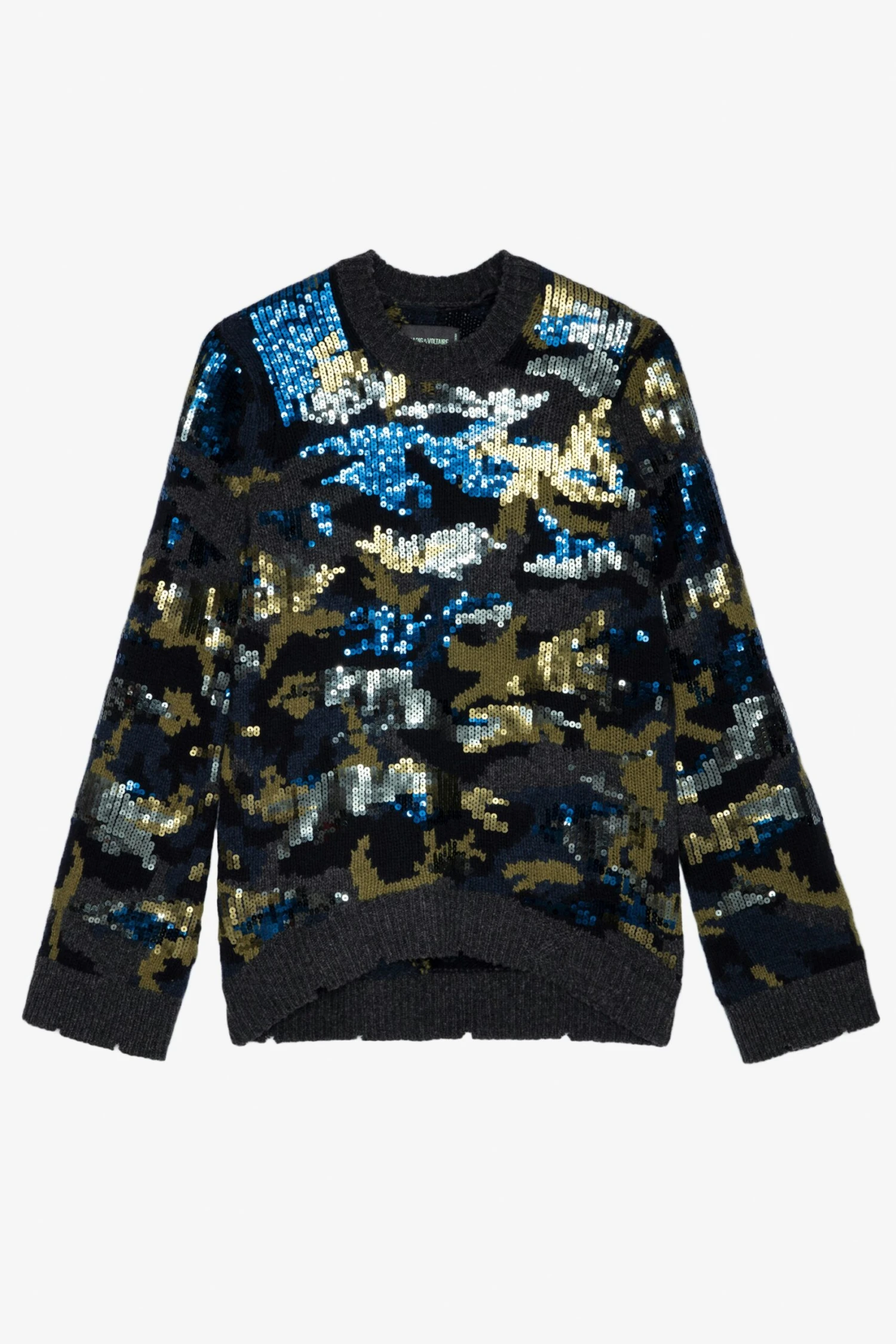 Zadig & Voltaire Cosmy Sequins Sweater Ardoise 7 Zadig & Voltaire Cosmy Sequins Sweater Ardoise - Image 5