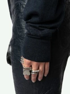 Zadig & Voltaire Emmy Sweater Encre -Zadig & Voltaire Clothing kwsw01596 encre addi 3