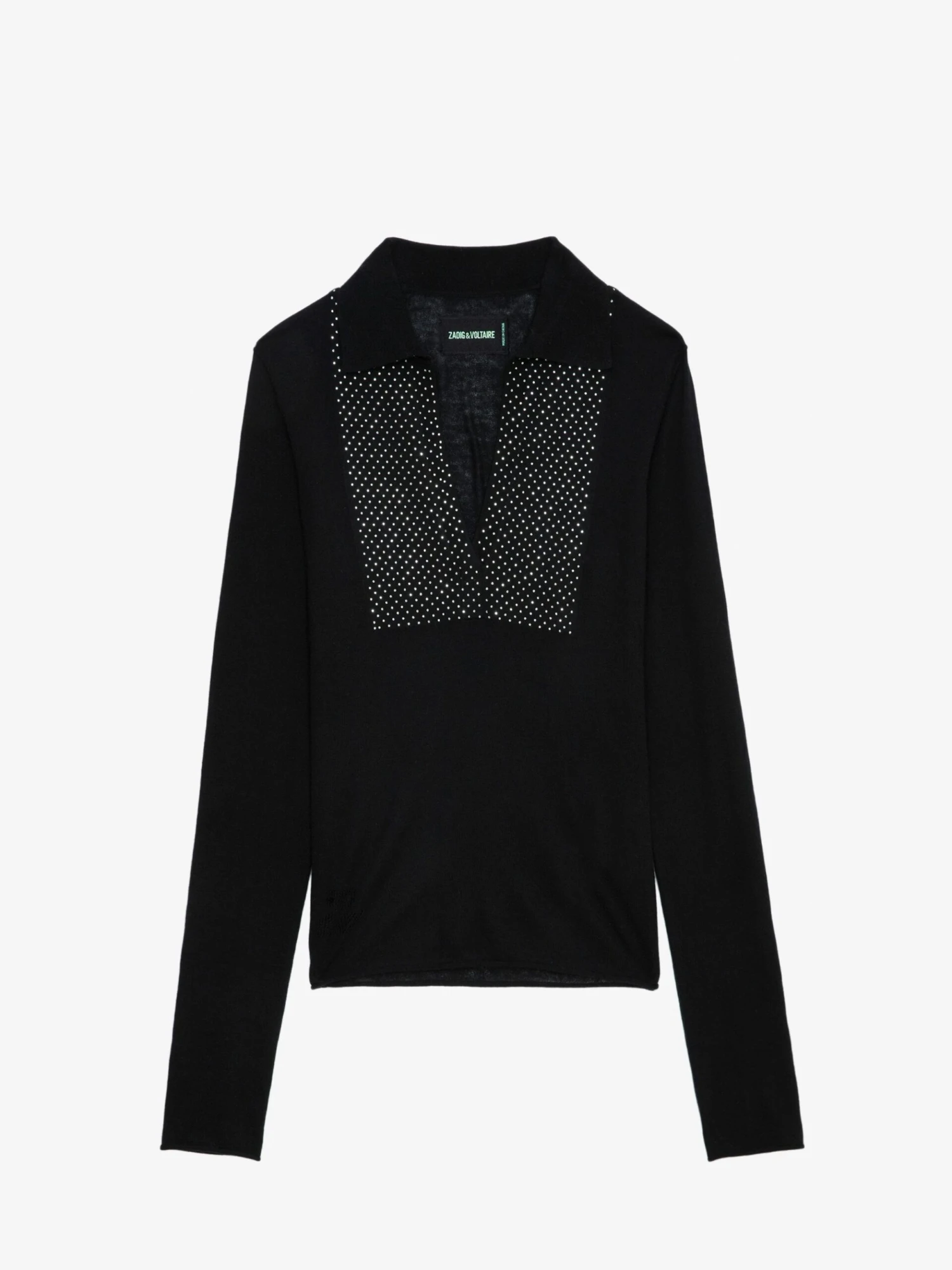 Zadig & Voltaire Sally Diamante Cashmere Sweater Black 8 Zadig & Voltaire Sally Diamante Cashmere Sweater Black - Image 6