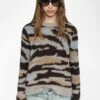 Zadig & Voltaire Malty Wool Sweater Dark Chocolate -Zadig & Voltaire Clothing kwsw02821 dark chocolate hover