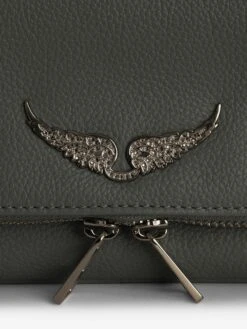 Zadig & Voltaire Rock Clutch Road Silver -Zadig & Voltaire Clothing lwba00001 road silver addi 1