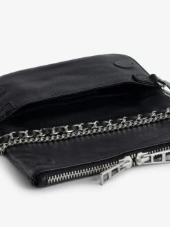 Zadig & Voltaire Rock Nano Clutch Black -Zadig & Voltaire Clothing lwba00005 noir addi 4