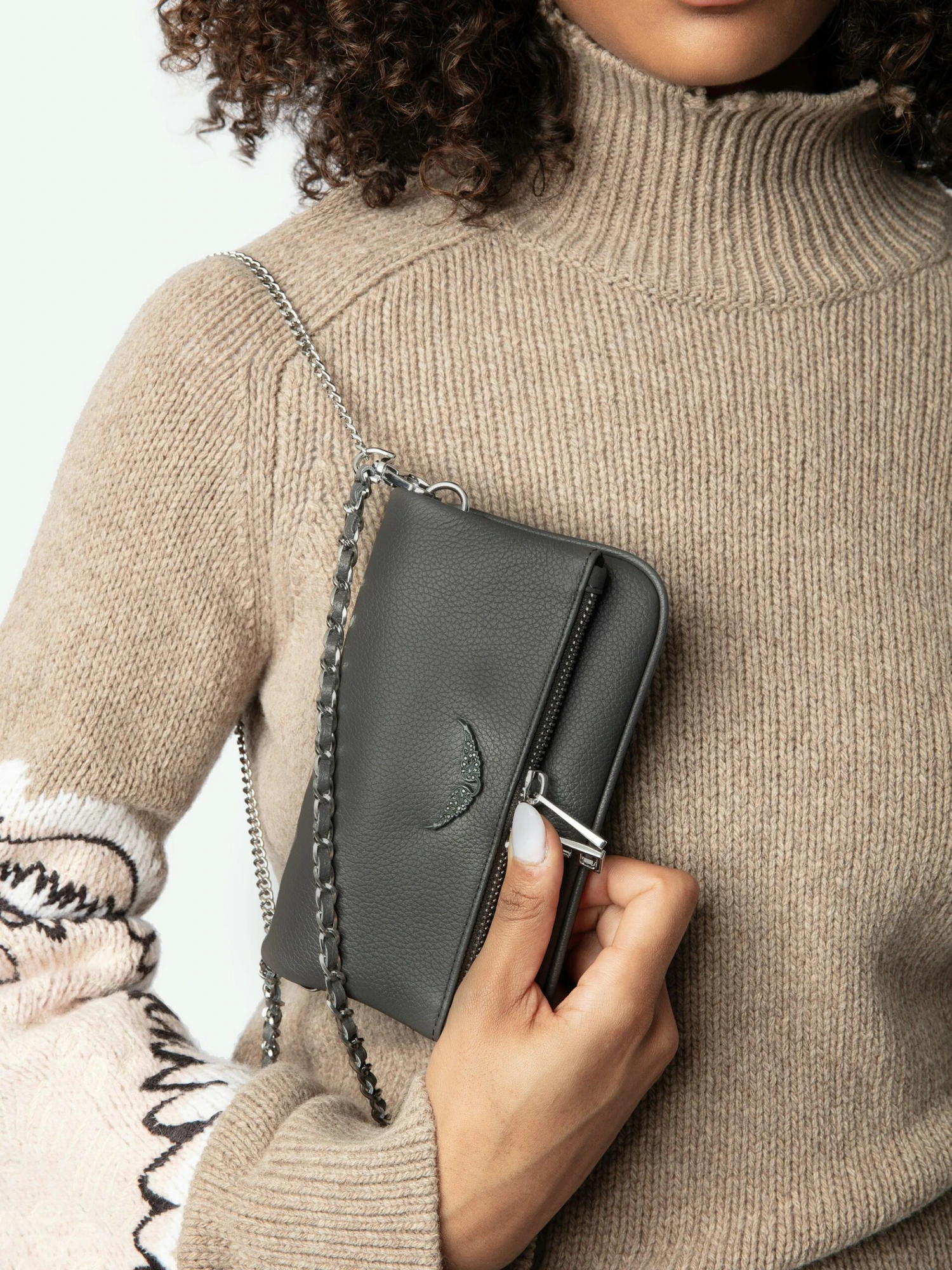 Zadig & Voltaire Rock Nano Clutch Road 8 Zadig & Voltaire Rock Nano Clutch Road - Image 6