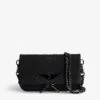 Zadig & Voltaire Nano Soft Savage Rock Clutch Black 1 Zadig & Voltaire Nano Soft Savage Rock Clutch Black -Zadig & Voltaire Clothing lwba02229 noir packshot