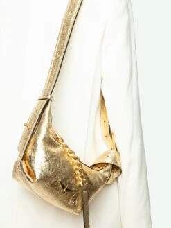 Zadig & Voltaire Le Cecilia XS Bag Gold -Zadig & Voltaire Clothing lwba02580 gold hover