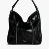 Zadig & Voltaire Sunny Hobo Vintage Patent Bag Noir -Zadig & Voltaire Clothing lwba03843 noir addi 9