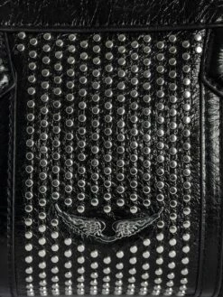 Zadig & Voltaire Sunny Mood Studs Bag Noir -Zadig & Voltaire Clothing lwba03844 noir addi 1 3