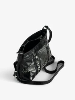 Zadig & Voltaire Sunny Mood Studs Bag Noir -Zadig & Voltaire Clothing lwba03844 noir addi 3 2